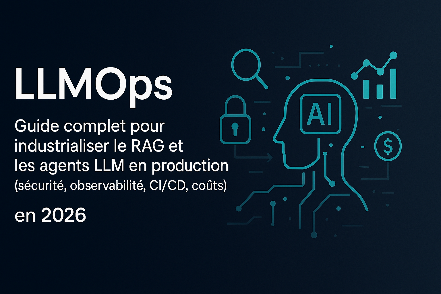 LLMOps : Guide complet pour industrialiser le RAG et les agents LLM en production (sécurité, observabilité, CI/CD, coûts) en 2026